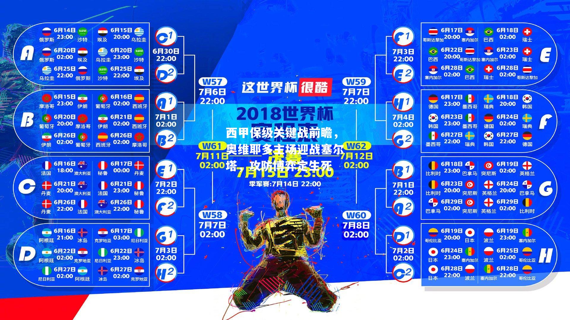 西甲保级关键战前瞻，奥维耶多主场迎战塞尔塔，攻防博弈定生死